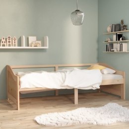 Lumarko 3-osobowa sofa/łóżko, lite drewno sosnowe, 90 x 200 cm
