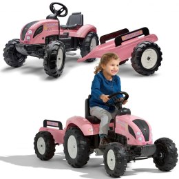  Traktor Pink Country Star Na Pedały Z Przyczepką Od 3 Lat Lumarko!