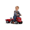 FALK Traktorek Baby Massey Ferguson Czerwony z Przyczepką + akc. Od 12 Miesięcy Lumarko!