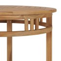  Stół jadalniany, Ø 80 cm, lite drewno tekowe Lumarko!