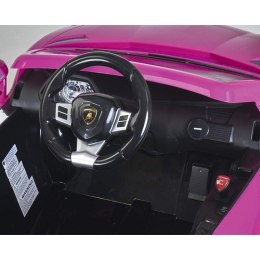 FEBER Lamborghini Aventador Pink samochód elektryczny 6V 3+ Lumarko!