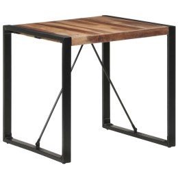  Stół jadalniany, 80x80x75 cm, drewno wykończone na sheesham Lumarko!