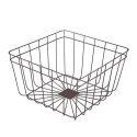  Koszyk Na Owoce Metalowy Kwadratowy 26,5x26,5x15 Cm (Altom Design) Lumarko!
