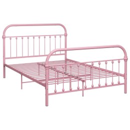  Rama łóżka, różowa, metalowa, 120 x 200 cm Lumarko!