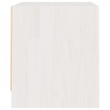  Szafki nocne, 2 szt., białe, 40x30,5x35,5 cm, drewno sosnowe Lumarko!