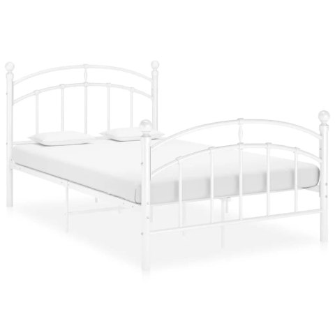  Rama łóżka, biała, metalowa, 120 x 200 cm Lumarko!