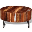  Okrągły stolik kawowy z drewna odzyskanego Lumarko!