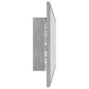  Lustro łazienkowe z LED, szarość betonu, 100x8,5x37 cm, płyta Lumarko!