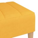  Podnóżek, żółty, 78x56x32 cm, tapicerowany tkaniną Lumarko!