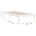  Rama łóżka, biała, lite drewno sosnowe, 100 x 200 cm Lumarko!