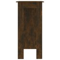  Stolik barowy z półkami, przydymiony dąb, 102x50x103,5 cm Lumarko!