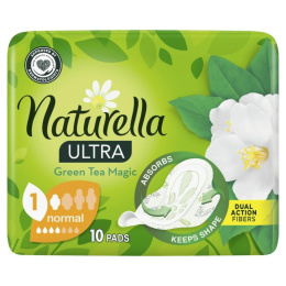 Naturella Ultra Normal Podpaski Ze Skrzydełkami Green Tea 10szt...