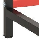  Rama do stołu roboczego, czerwono-czarna, 180x57x79 cm, metal Lumarko!