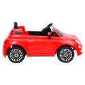  Elektryczny samochód jeździk Fiat 500, czerwony Lumarko!
