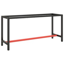 Rama do stołu roboczego, czerwono-czarna, 170x50x79 cm, metal Lumarko!