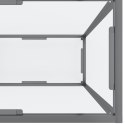 Stolik konsolowy, przezroczysty, 160x35x75,5cm, szkło hartowane Lumarko!