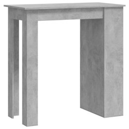  Stolik barowy z półkami, szarość betonu, 102x50x103,5 cm Lumarko!
