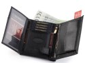 Pionowy portfel męski na karty z ochroną RFID Blocking System — Peterson