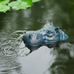  Pływająca fontanna ogrodowa w kształcie hipopotama Lumarko!