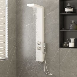  Panel prysznicowy, aluminiowy, biały Lumarko!