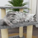  Drapak dla kota ze słupkami sizalowymi, jasnoszary, 50,5 cm Lumarko!