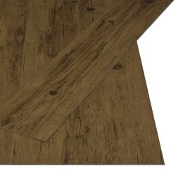  Samoprzylepne panele podłogowe 4,46 m², 3 mm PVC naturalny brąz Lumarko!