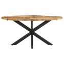  Stół jadalniany, 160 x 90 x 75 cm, surowe drewno mango Lumarko!