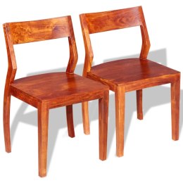  Krzesła do jadalni, 2 szt., drewno akacjowe i sheesham Lumarko!