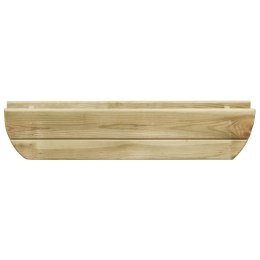 Podwyższona donica, 80x16x16 cm, impregnowane drewno sosnowe Lumarko!