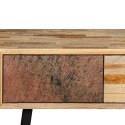  Stolik konsola, lite drewno tekowe z odzysku, 120 x 30 x 76 cm Lumarko!