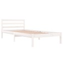  Łóżko dzienne, lite drewno sosnowe, 90x200 cm, białe Lumarko!