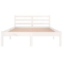  Łóżko dzienne, lite drewno sosnowe, 120x200 cm, białe Lumarko!