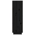  Regał, czarny, 37x34x110 cm, lite drewno sosnowe Lumarko!