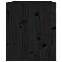  Szafka ścienna, czarna, 45x30x35 cm, lite drewno sosnowe Lumarko!