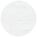  Blat stołu, biały, Ø90x2,5 cm, lite drewno sosnowe Lumarko!