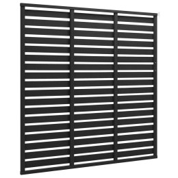  Panel ogrodzeniowy z WPC, 180x180 cm, czarny Lumarko!