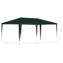  Namiot imprezowy, 4x6 m, zielony, 90 g/m² Lumarko!