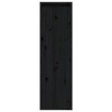  Szafki ścienne, 2 szt., czarne, 30x30x100 cm, drewno sosnowe Lumarko!