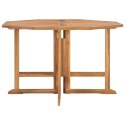  Składany stół ogrodowy, 110x110x75 cm, lite drewno tekowe Lumarko!