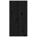  Szafki ścienne, 2 szt., czarne, 30x30x60 cm, drewno sosnowe Lumarko!