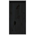  Szafki ścienne, 2 szt., czarne, 30x30x60 cm, drewno sosnowe Lumarko!