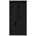  Szafka ścienna, czarna, 30x30x60 cm, lite drewno sosnowe Lumarko!