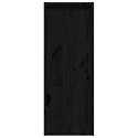  Szafka ścienna, czarna, 30x30x80 cm, lite drewno sosnowe Lumarko!