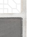 338555  4-Panel Room Divider Grey 140x165 cm Fabric Lumarko!