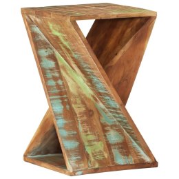  Stolik pomocniczy, 35x35x55 cm, lite drewno odzyskane Lumarko!