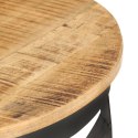  Stolik kawowy, Ø68x43 cm, surowe drewno mango Lumarko!