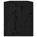  Szafka ścienna, czarna, 60x30x35 cm, lite drewno sosnowe Lumarko!