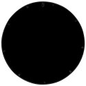  Lustro do wnętrz, czarne, 60x3 cm, okrągłe, żelazne Lumarko!