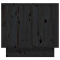  Szafka nocna, czarna, 35x34x32 cm, lite drewno sosnowe Lumarko!