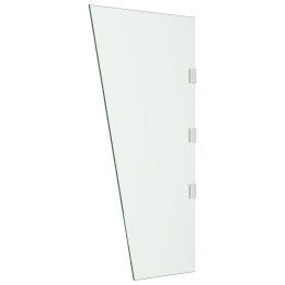 Lumarko Ścianka do zadaszenia drzwi, przezroczysta, 50x100 cm, szkło!